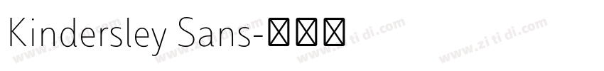 Kindersley Sans字体转换